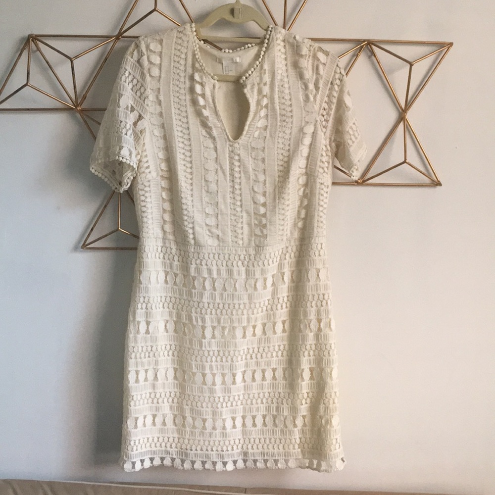 H&M crochet lace dress